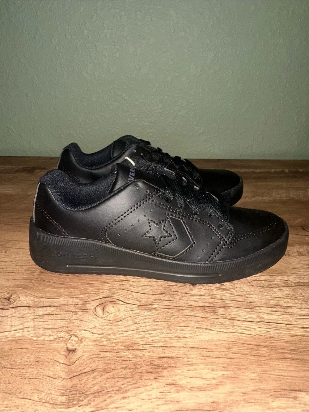 Converse Black Low-Top Skate Sneakers